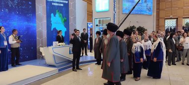 The grand opening of the International Exhibition “Turkmentel-2023” was held in Ashgabat