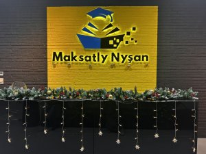 Educational center “Maksatly Nyshan” invites children to the New Year’s party