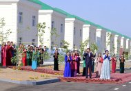 Photoreport from the opening ceremony of a new residential complex in Ashgabat