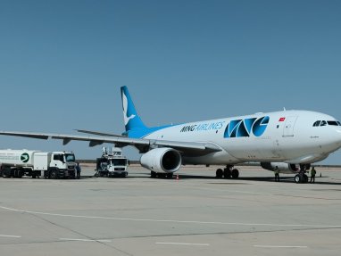 В начале августа в аэропорту Туркменабата совершили техпосадку 2 самолета иностранных авиакомпаний