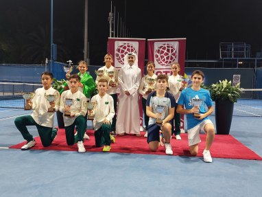 Turkmen tennis players took the entire podium at the junior tournament in Qatar