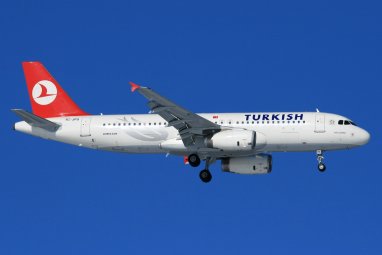 Turkish Airlines будет летать из Стамбула в Ашхабад ежедневно