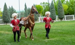 Türkmenistanda ahalteke atlarynyň gözellik bäsleşiginiň ikinji tapgyry geçirildi