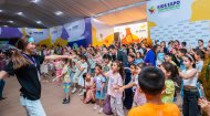 KidsExpo: çagalaryň arasynda geçirilen emedeklemek yaryşy