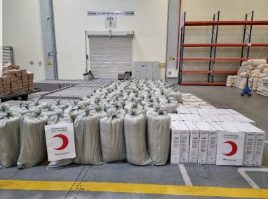 Another batch of humanitarian aid sent from Turkmenistan to Türkiye