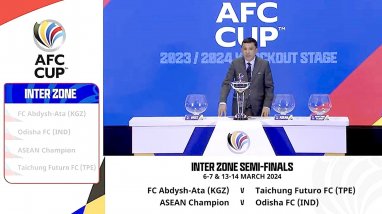 «Абдыш-Ата» Теймура Чарыева сыграет с командой из Тайваня в интерзональном полуфинале Кубка АФК