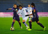 Fotoreportaž: Türkmenistanyň futbol boýunça zenanlar olimpiýa ýygyndysy CAFA ― 2019 (U-23) ýaryşynda