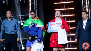 Turkmen sambo wrestler Ovezgeldiyev won the Grand Prix in Ulan-Ude