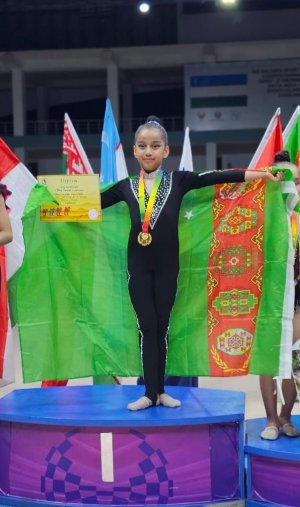 Türkmen gimnastikaçylary Daşkentde geçirilen halkara ýaryşda 29 medal gazandylar