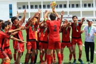 Фоторепортаж: «Лебап» стал победителем чемпионата Туркменистана по футболу среди юношей