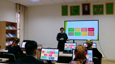 Lectures are held at the IIR of the Ministry of Foreign Affairs of Turkmenistan jointly with the UN Office