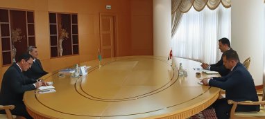 Глава МИД Туркменистана провёл встречу с новым послом Таджикистана