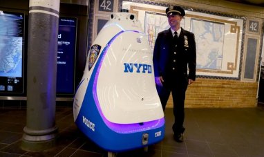 Первый робот-полицейский Нью-Йорка, отправлен в отставку спустя 4 месяца работы