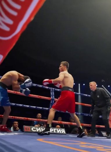 A boxer from Turkmenistan knocked out his opponent in the first round at the Pulse UP Boxing tournament