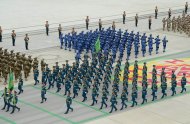 Photos: Military parade in honor of the 30th anniversary of independence of Turkmenistan