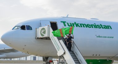 Türkmenistana «Airbus» kompaniýasynyň ikinji ýük uçary getirildi