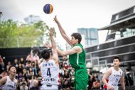 Fotoreportaž: 3x3 basketbol boýunça Aziýanyň kubogyndaky Türkmenistan - Koreýa Respublikasy duşuşygy