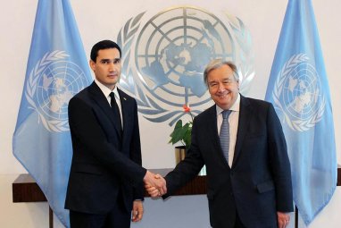 The President of Turkmenistan congratulated the UN Secretary General on his birthday