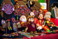 Turkmen fashion and products of entrepreneurs at the last exhibition UIET-2024