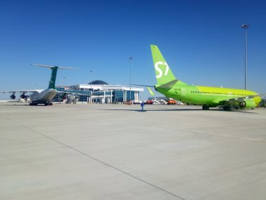 S7 Airlines tickets are on sale in Turkmenbashy and Balkanabat