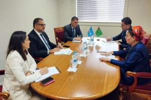 Омбудсмен Туркменистана и глава представительства ЮНИСЕФ обсудили сотрудничество