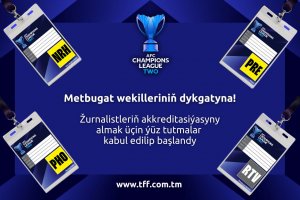 Altın Asır futbol kulübü, AFC Şampiyonlar Ligi 2'nin iç saha maçları için medya akreditasyon başvurularını başlattı