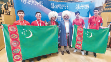 Школьники Туркменистана стали обладателями бронзы International Greenwich Olympiad-IGO2023 в Лондоне