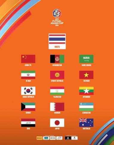 All participants of the 2024 Asian Futsal Cup have been determined
