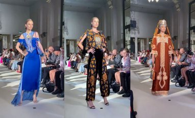 Туркменская модная коллекция была представлена на международном показе в Париже