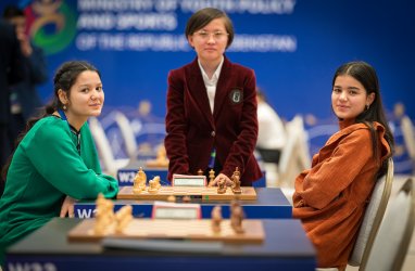 Определились победители первенства Туркменистана по шахматам среди юниоров