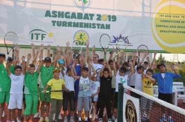 Photo report: Opening of the International Tennis Tournament for childrens from Central Asia