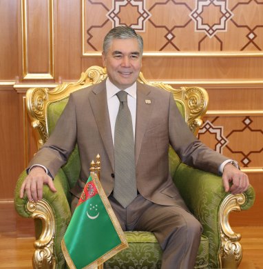 Gurbanguly Berdimuhamedow Şeýh Faýsal bin Nasser bin Hamad Al-Tanini kabul etdi