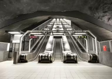 Stokgolmda iň çuň metrolaryň biri gurulýar