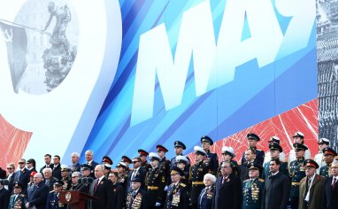 Serdar Berdimuhamedov took part in the Victory Day parade on Red Square