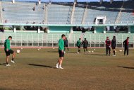 Фоторепортаж: Сборная Туркменистана по футболу провела тренировку перед матчем с КНДР