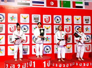 Туркменская дзюдоистка завоевала бронзу международного турнира в Кувейте
