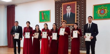В профшколе агентства «Туркменсвязь» прошла церемония чествования выпускников