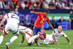 Euro 2024: own goal puts Spain into the knockout stages, England shares points with Denmark