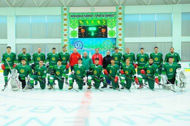 Photo report: Training of the Turkmenistan national ice hockey team led by Sergei Nemchinov