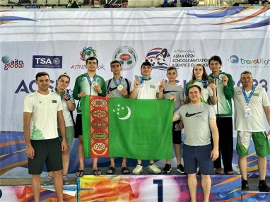 The Turkmenistan swimming team will hold training camps in Armenia in March