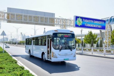 В Ашхабаде изменится маршрут автобуса № 46