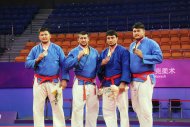 Photo report: 8 medals Turkmen wrestlers won at Asian Kurash Championship in Hangzhou