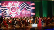 The concert dedicated to Victory Day took place at the Magtymguly Music and Drama Theater