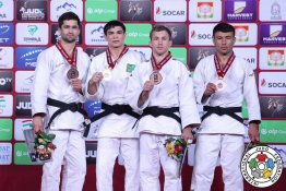 Turkmen judoka Serdar Rahimov won gold at the Grand Slam tournament in Dushanbe