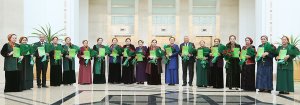 Turkmenistan honors best workers in education system