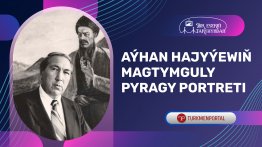 A portrait of the Magtymguly Fragi of Ayhan Hajiev