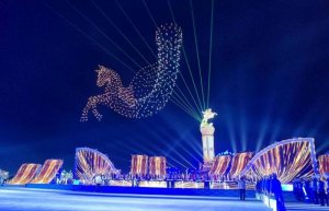 A grand light show will be held in Ashgabat