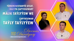 Durmuş duralgasy | Türkmenistan'ın usta, şampiyon binicisi Malek Taylıyev ve Türkmen binici Taylı Taylıyev