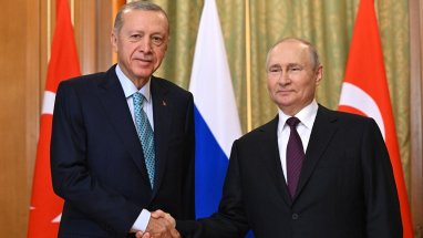 Владимир Путин поздравил Эрдогана с 70-летним юбилеем