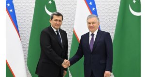 Президент Узбекистана встретился с главой МИД Туркменистана